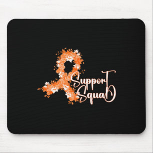 Unterstützungsteam Orange Band Leukämie Blutkrebs Mousepad
