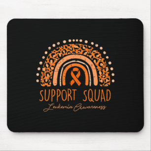 Unterstützungsteam Orange Band Leukämie Blutkrebs Mousepad