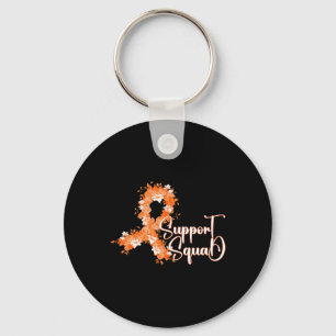 Unterstützungsteam Orange Band Leukämie Blutkrebs Schlüsselanhänger