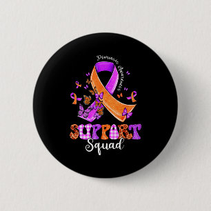 Unterstützungsteam Orange Lila Band Psoriasis-Bewu Button