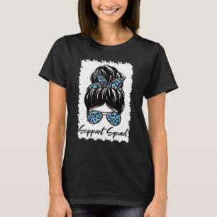 Unterstützungsteam Unordentlicher Dutt Diabetes-Be T-Shirt