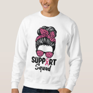 Unterstützungsteam Unordentlicher Knoten Rosa Krie Sweatshirt