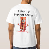 Unterstützungstier T-Shirt (Rückseite)