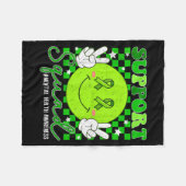 Unterstützungstrupp für das Bewusstsein für psychi Fleecedecke (Vorderseite (Horizontal))