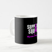 Unterstützungstrupp Migränebewusstsein Chronischer Kaffeetasse (Vorderseite Links)