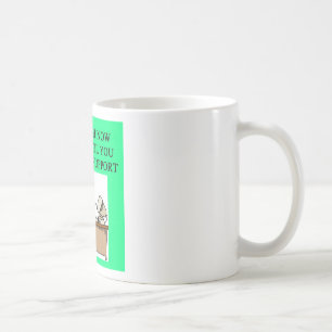 Unterstützungswitz Kaffeetasse