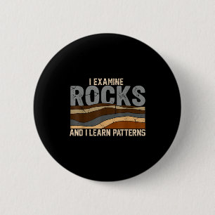 Untersuche Gesteine und lerne Muster Geologie Wiss Button
