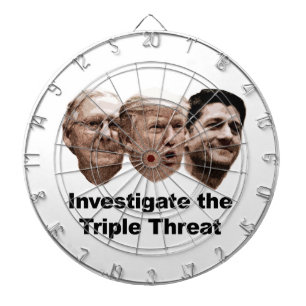 Untersuchung der Dreifachgefahr Dartscheibe