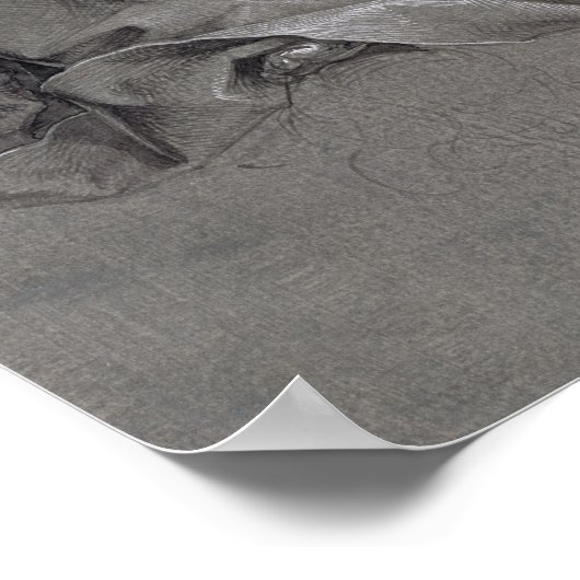 Untersuchung der Gewänder Christi, 1508 Poster (Ecke)