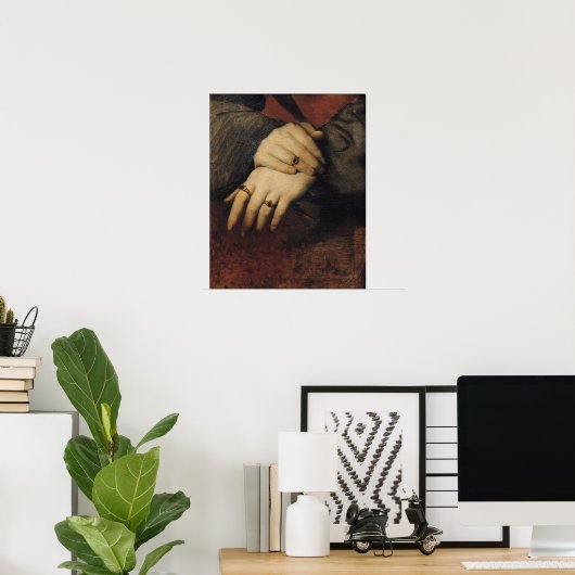 Untersuchung der Hände einer Frau Poster (Heimbüro)