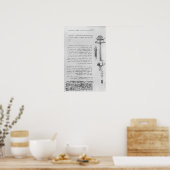 Untersuchung des Floaters mit Atemschläuchen für T Poster (Küche)