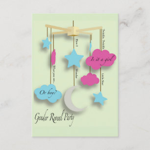 Untersuchung des geschlechtsspezifischen Party Einladung