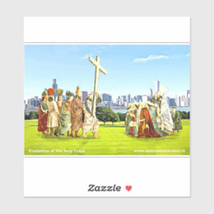 Untersuchung des Heiligen Kreuzes Aufkleber