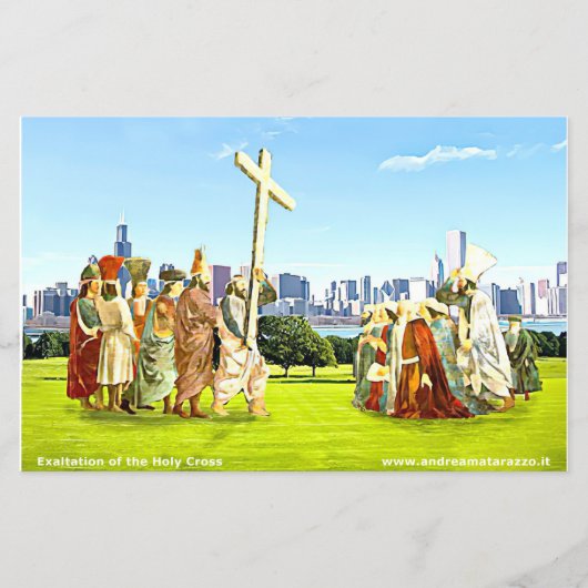 Untersuchung des Heiligen Kreuzes Flyer (Vorne)