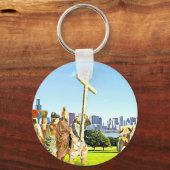 Untersuchung des Heiligen Kreuzes Schlüsselanhänger (Vorderseite)