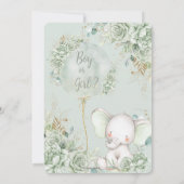 Untersuchung des neutralen Geschlechts bei grünen  Einladung (Rückseite)