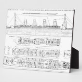 Untersuchung des Verlusts der Titanic: Querverbind Fotoplatte (Seite)