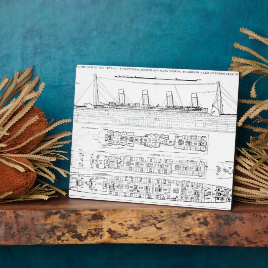 Untersuchung des Verlusts der Titanic: Querverbind Fotoplatte (Seite)