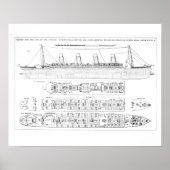 Untersuchung des Verlusts der Titanic: Querverbind Poster (Vorne)