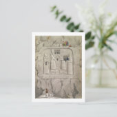 Untersuchung einer assyrischen Felsskulptur von 'D Postkarte (Stehend Vorderseite)