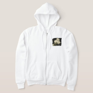 Untersuchung einer Peony-Blume Hoodie