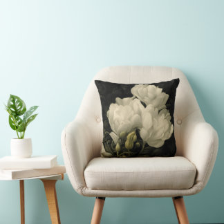 Untersuchung einer Peony-Blume Kissen