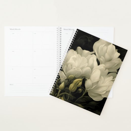 Untersuchung einer Peony-Blume Planer (Anzeige)