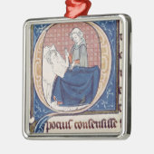 Untersuchung eines Patienten Silbernes Ornament (Links)