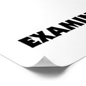 Untersuchung eines Teils der Erde (Erdkunde) Poster (Ecke)