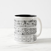 Untersuchung im Verlust vom titanischen: Zweifarbige Tasse (VorderseiteRechts)