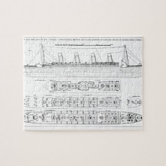 Untersuchung über den Verlust vom titanischen: Puzzle (Horizontal)