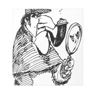 Untersuchung von Geheimnissen Notizblock