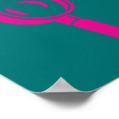 Untersuchung von Pop Art Poster (Ecke)