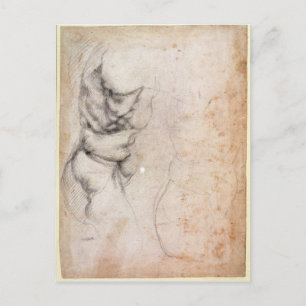 Untersuchung von Torso und Gesäß Postkarte