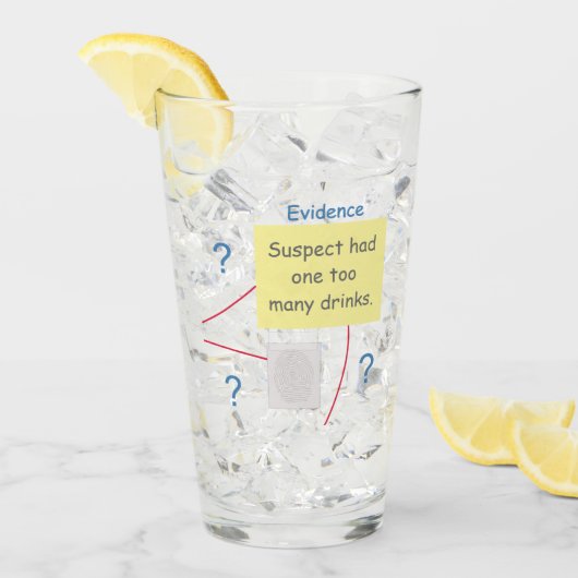 Untersuchungskommission für Kriminalromane Glas (Vorderseite Ice)