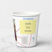 Untersuchungskommission für Kriminalromane Pappbecher (Rückseite)