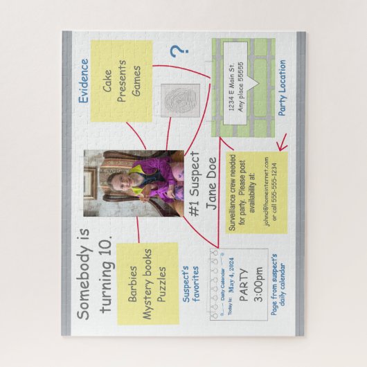 Untersuchungskommission für Kriminalromane Puzzle (Vertikal)