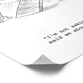 Untertasse Poster (Ecke)