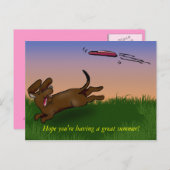 Untertasse Postkarte (Vorne/Hinten)