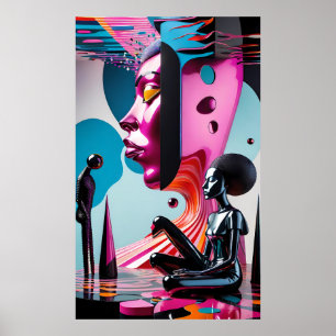 Untertauchen in der neuen Welt Poster