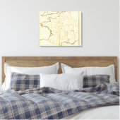 Unterteilung Frankreichs Leinwanddruck (Insitu (Schlafzimmer))