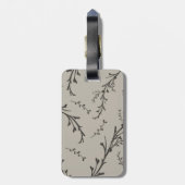 Untertriebener Blumenherr und Frau Personalized Gepäckanhänger (Rückseite vertikal)