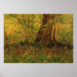 Unterwachstum von Vincent van Gogh Poster