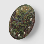 Unterwachstum von Vincent van Gogh Runde Wanduhr (Winkel)