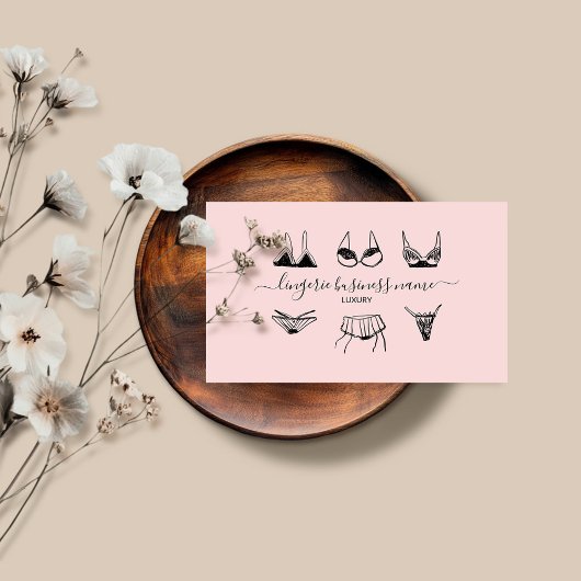 Unterwäsche-Boutique-Lingerie Visitenkarte