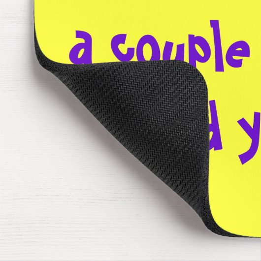 UNTERWÄSCHE: , ein paar Schnüre, zum Ihres Th zu Mousepad (Ecke)