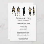 Unterwäsche-Party Einladungen (Vorne/Hinten)