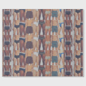 Unterwäsche-Party Geschenkpapier (Flach)