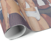 Unterwäsche-Party Geschenkpapier (Rolleneckpunkt)