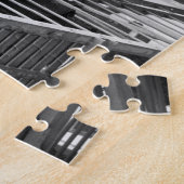 Unterwäsche zum Trocknen von Spaß Schwarzweiß-Foto Puzzle (Seite)